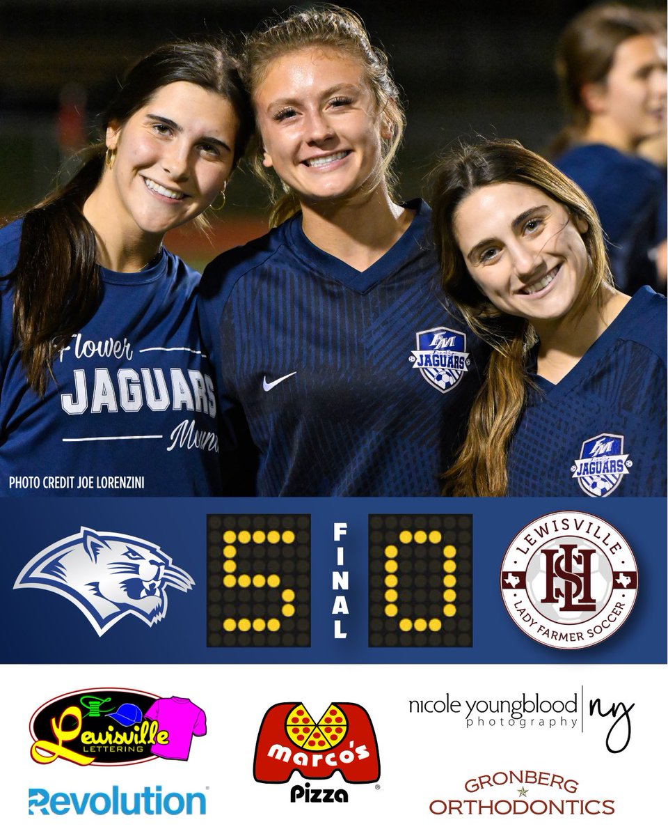 VARSITY 5-0 LEWISVILLE (FINAL)
⚽️ <a href="/riley11olsen/">Riley Olsen</a>-2 <a href="/chaney_jalen5/">Jalen Chaney</a>-2 <a href="/LucyStenning/">Lucy Stenning</a> 
🎯 <a href="/haleypeek07/">Haley Peek</a>-2 <a href="/sawyerkohutek/">Sawyer Kohutek 2024</a> Riley, Jalen
🚫 <a href="/2027maddie/">Maddie</a> <a href="/madisonvloitos/">Madison Vloitos</a> <a href="/CarriganGekas/">Carrigan Gekas</a> <a href="/AudreyVarney10/">audrey varney</a> Sawyer

Photo credit <a href="/lorenziniphotog/">Joe Lorenzini</a>