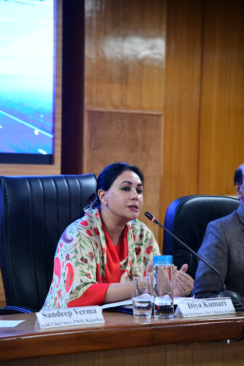 IIFCLProjects's tweet image. IPL organized a workshop titled &apos;Financing Models for Road Infrastructure Development&apos; at PWD Office in Jaipur on Feb 19, 2024. Hon&apos;ble Dy CM Rajasthan, Smt. @KumariDiya graced the event with her presence. Various government officials representing PWD and RSHA also participated.