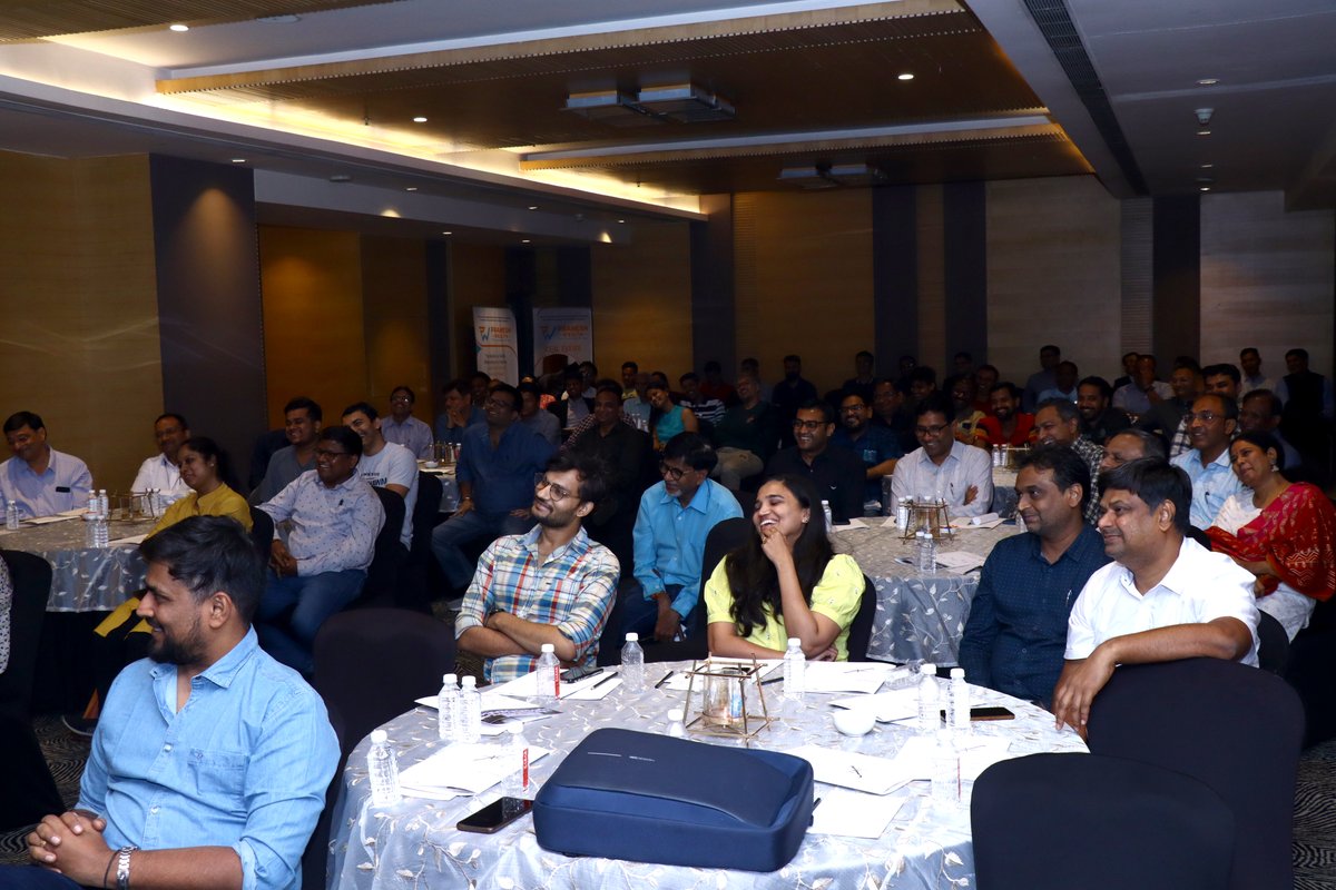 pramesh_wealth's tweet photo. Thrilled to have hosted the first Investor event in Ahmedabad with the insightful session on 'Bharat par Bharosa' by the incredible Mr.Hitesh Mali! Grateful for the overwhelming response and trust from our investors. https://t.co/zX4x3BrDvz