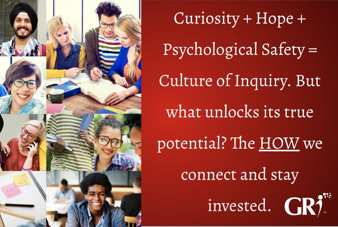 Wondering about a culture of inquiry? HOW we connect and stay invested, individually and together, unlocks its true power.
