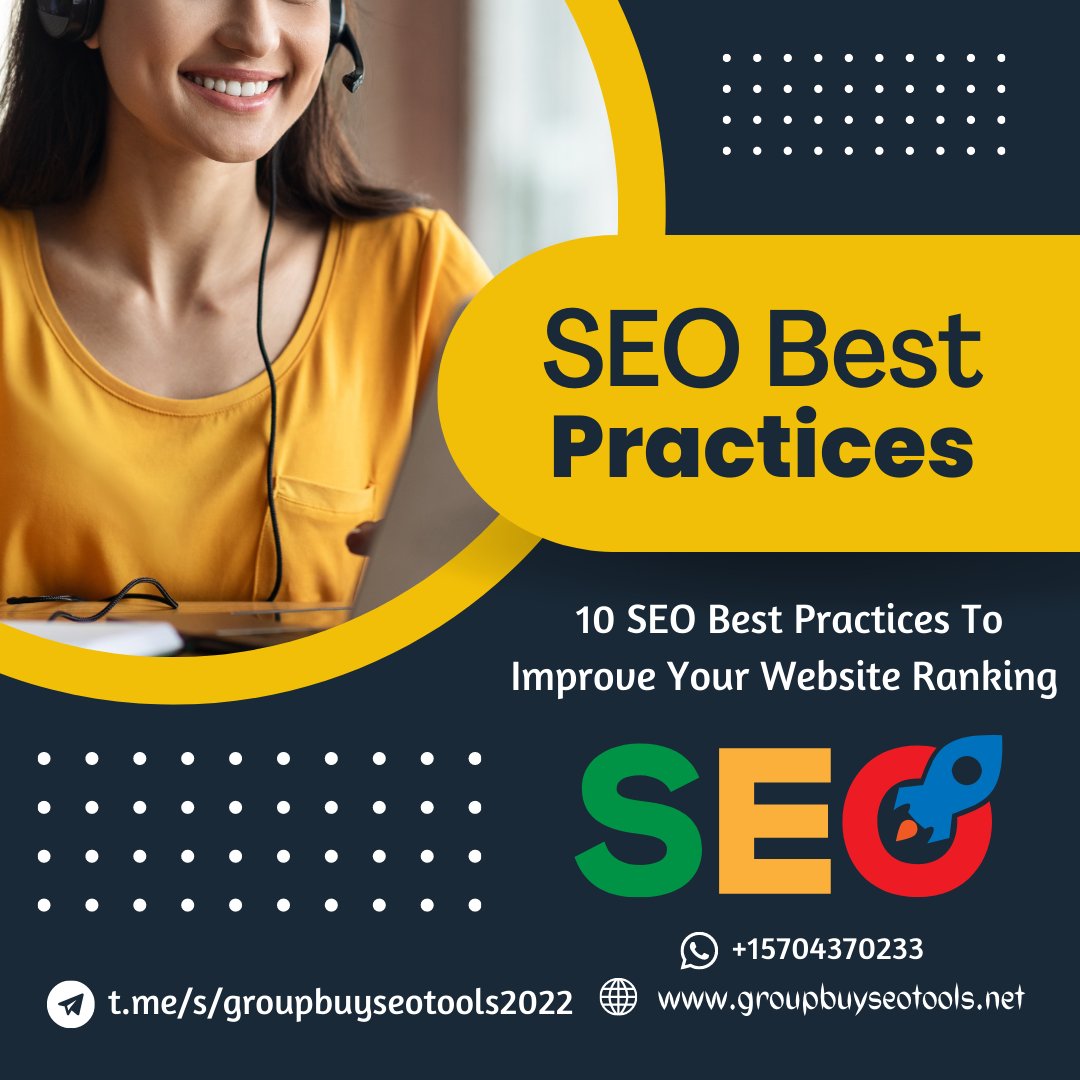 janetjacksonseo's tweet image. 10 SEO Best Practices To Improve Your Website Ranking

👉👉Just Visit: qr.ae/pvgqPL

SEO best practices are a set of tasks designed to help improve a website’s search engine rankings. 

#seo #searchengineoptimization #seopractices #seoservices #seotips #website