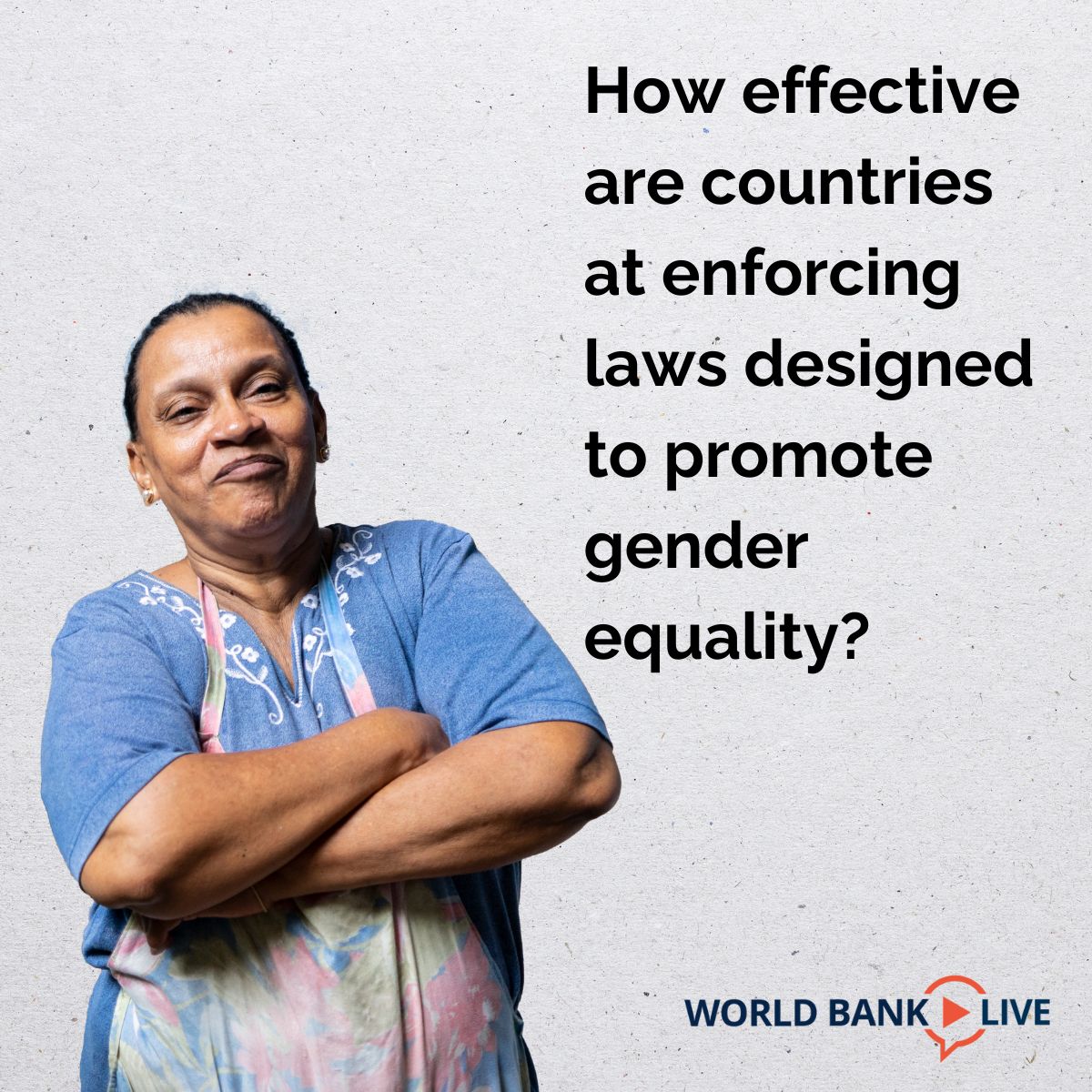 How can we dismantle barriers in law, policy, and institutions to #AccelerateEquality?

Join the live launch of the 2024 World Bank's Women, Business and the Law Report on March 5, 11:30 am EST. 

📺wrld.bg/Ynxr50QFs56 #WomenBizLaw