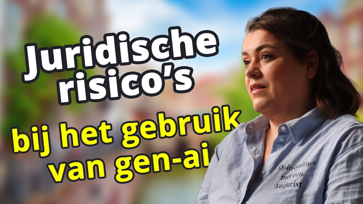 Sinds de komst van gen-ai heeft iedereen een mening over de juridische kant van ervan. Maar bijna niemand heeft er verstand van. <a href="/CharlottesLaw/">Charlotte | marketingjurist</a> heeft dat wel. In deze podcast vertelt ze waar de risico's liggen: inbound4cast.com/nl/podcasts/ch…