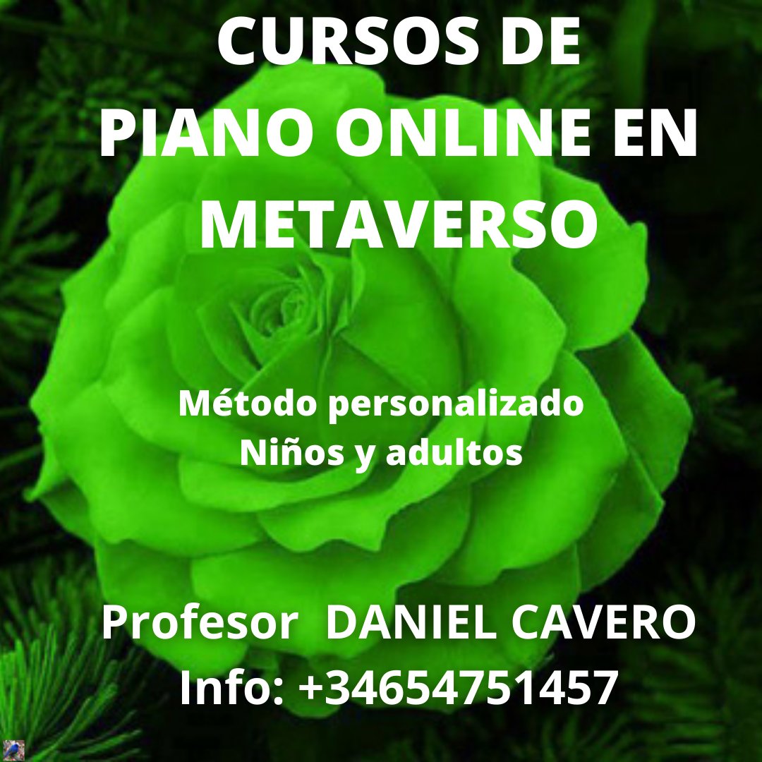 DanielCavero12's tweet photo. El piano en el METAVERSO es posible HOY. Infórmate en el WhatsApp +34654751457. Tienes una clase gratuita para probar y experimentar! https://t.co/VENmjwY0Z4