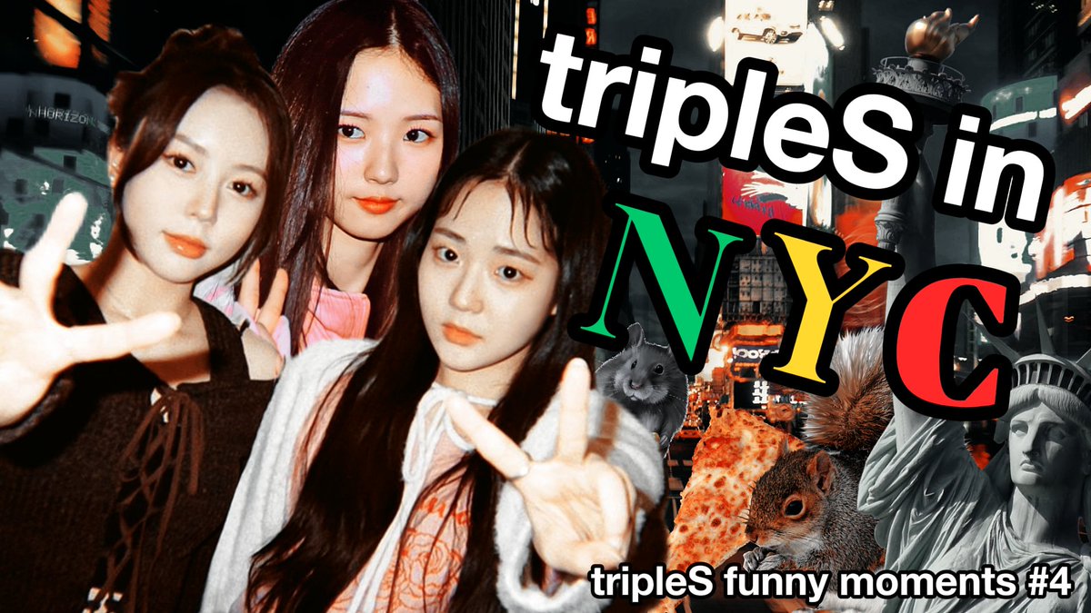 joawabi's tweet photo. was not expecting a 21 MINUTE VIDEO but oh my god we did it. . . please let me know what you think of the vid!! like, comment, retweet, follow, subscribe, etc etc.

tripleS go to new york city (tripleS funny moments #4)

🔗https://t.co/gxYKhMq20c https://t.co/wkfHnD1RNd