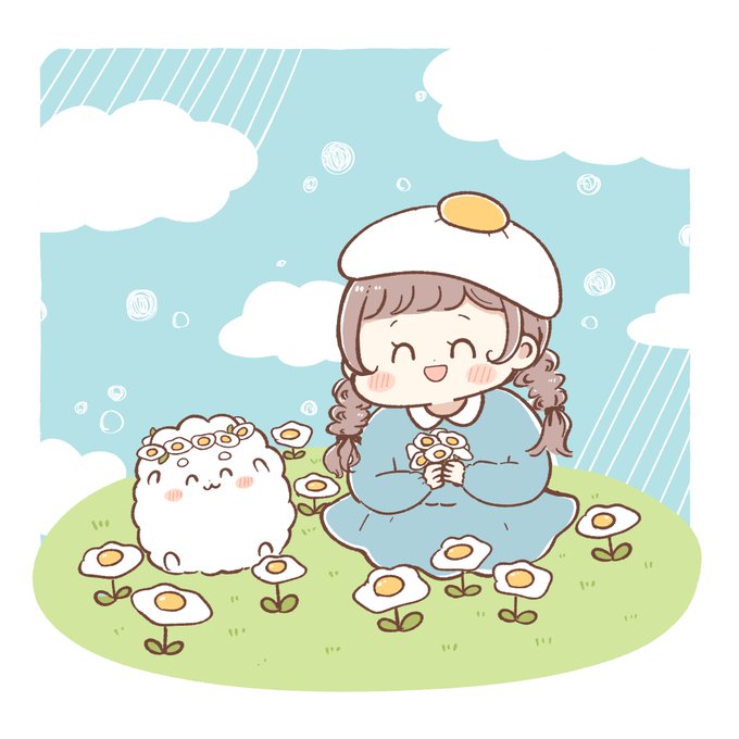 「卵 帽子」のTwitter画像/イラスト(新着)