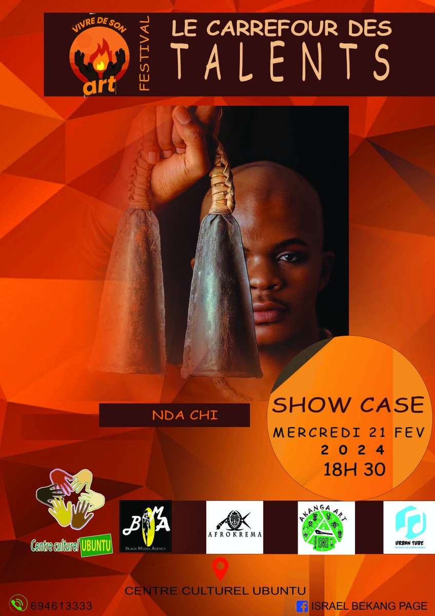 Nda Chi, artiste 🇨🇲, relie les mondes. Au festival le carrefour des talents, au centre culturel Ubuntu à Yaoundé, je serai paneliste et performeur. Venez découvrir mon parcours, ma passion, et ma musique !

#ndachi #musicien #réussite #festival