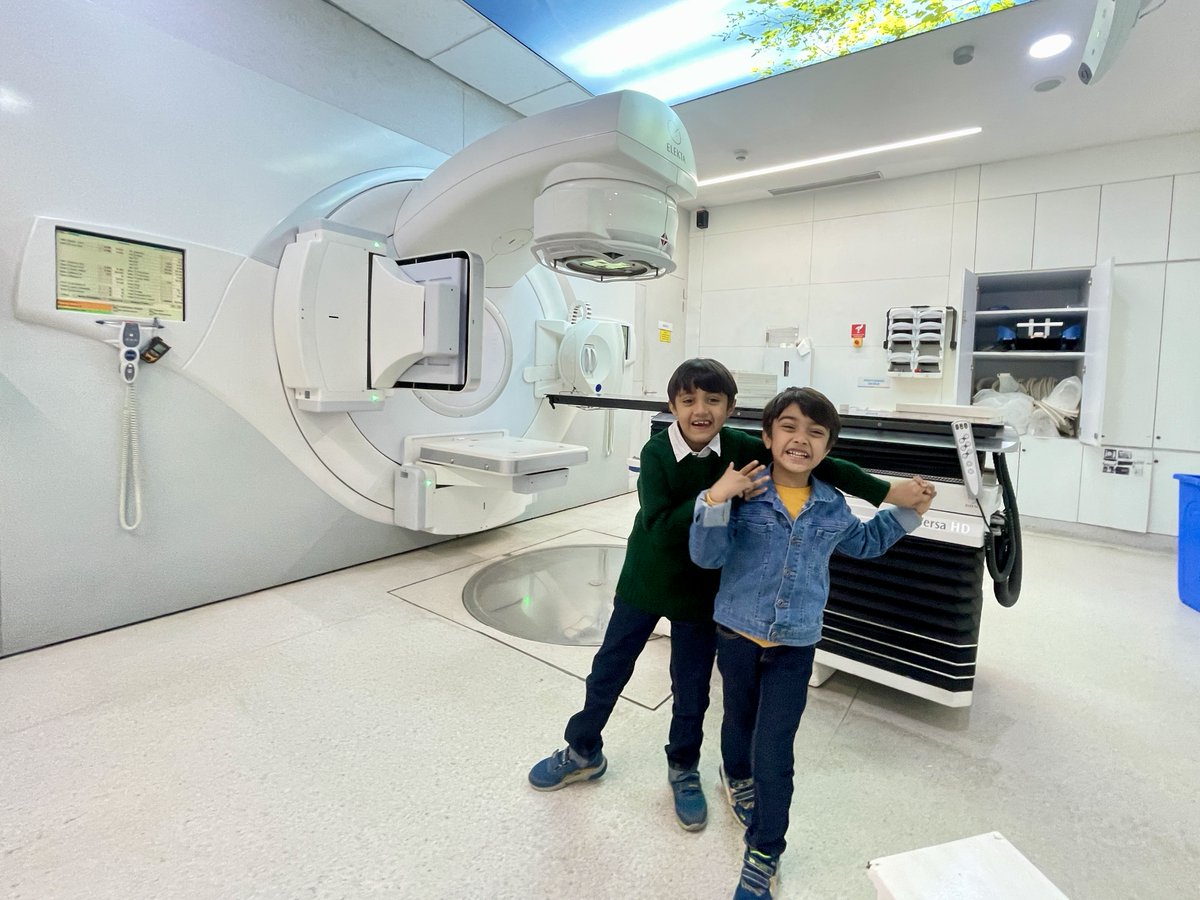 cpbhatt's tweet image. A magical journey of curiosity and discovery as the little ones visit my office!
With wide-eyed wonder, the kids learned about the Medical #LINAC and its role in fighting #Cancer🦀. 
Here's to inspiring young minds and nurturing future healers! 📷
#KidsDayOut #MedPhys
@Elekta