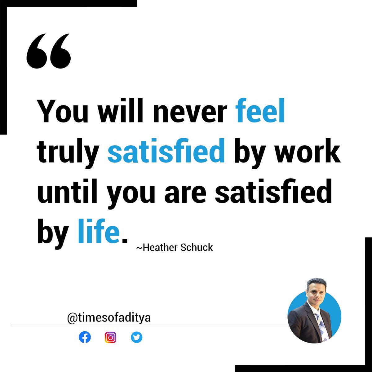 Your work satisfaction is very much connected to your life contentment. Prioritize personal well-being, nurture your passions, and let that positivity reflect in your professional journey.

#wednesdaymotivation #quoteoftheday #motivation #personalwellbeing #nurtureyourself