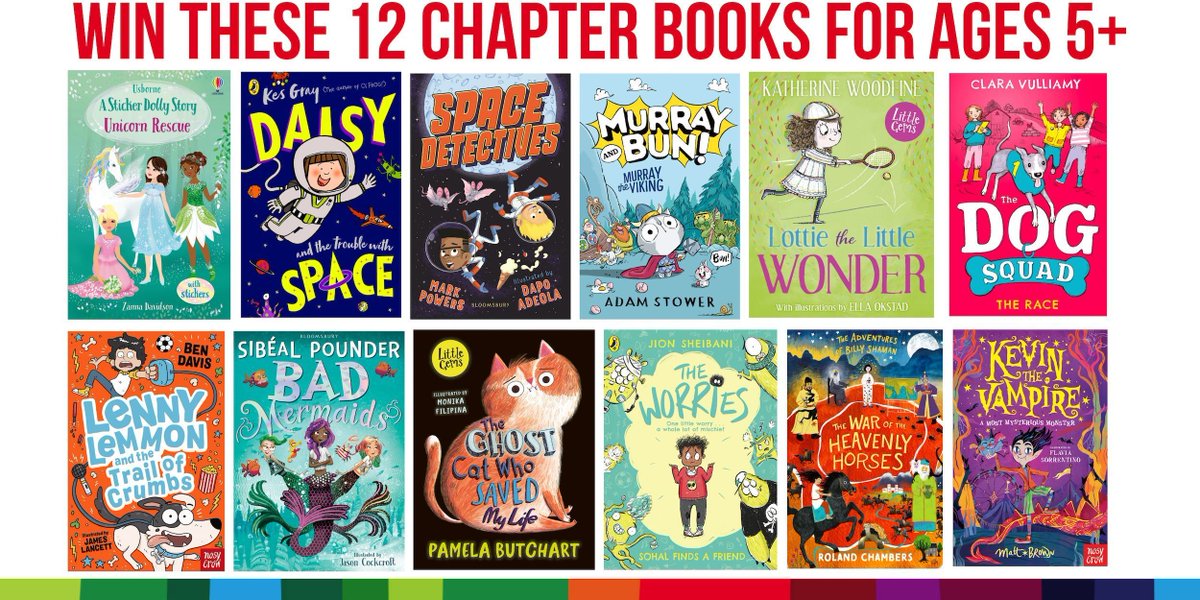 ✨ SCHOOLS GIVEAWAY ✨

Win this fab bundle of 12 brilliant, illustrated chapter books for your class or school - each perfect for emerging readers.

Find out more over on our blog: bit.ly/387Hde2

To enter: RT, FLW &amp; tell us why your school should win?

UK Ends 25/02