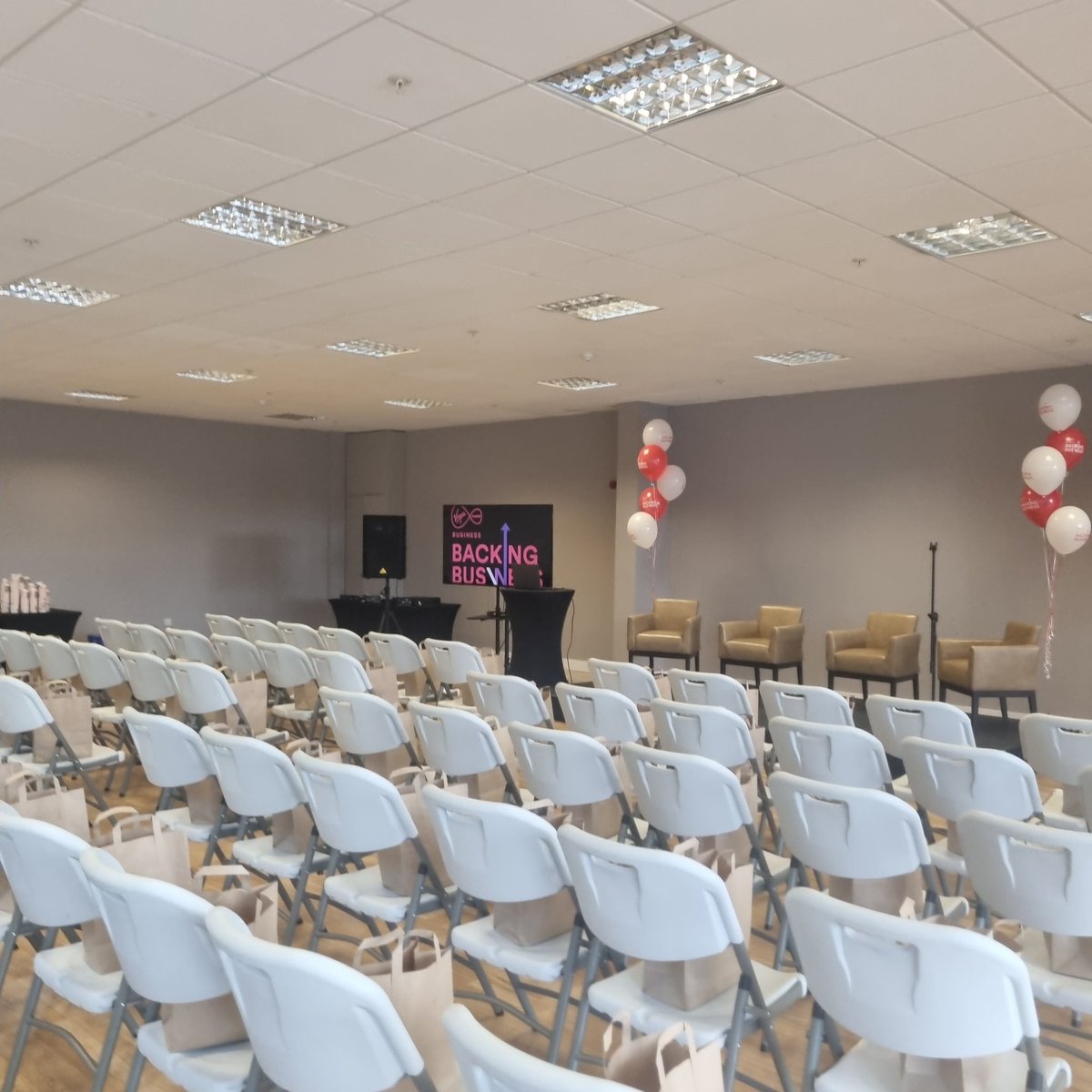 All set for #Backingbusiness launch Today!