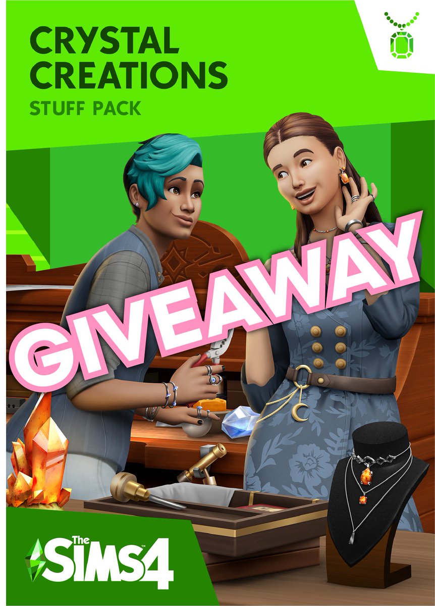 Thanks to the #EACreatorNetwork I am giving away one code for the sims 4 crystal creations stuff pack!!  

To enter:   
🩷 follow me  
🩷 like & retweet this post 
🩷 PC only

Winner will be DM'd March 1 at 4PM ET!! Good luck! #EAPartner #SponsoredByEA #Sims4