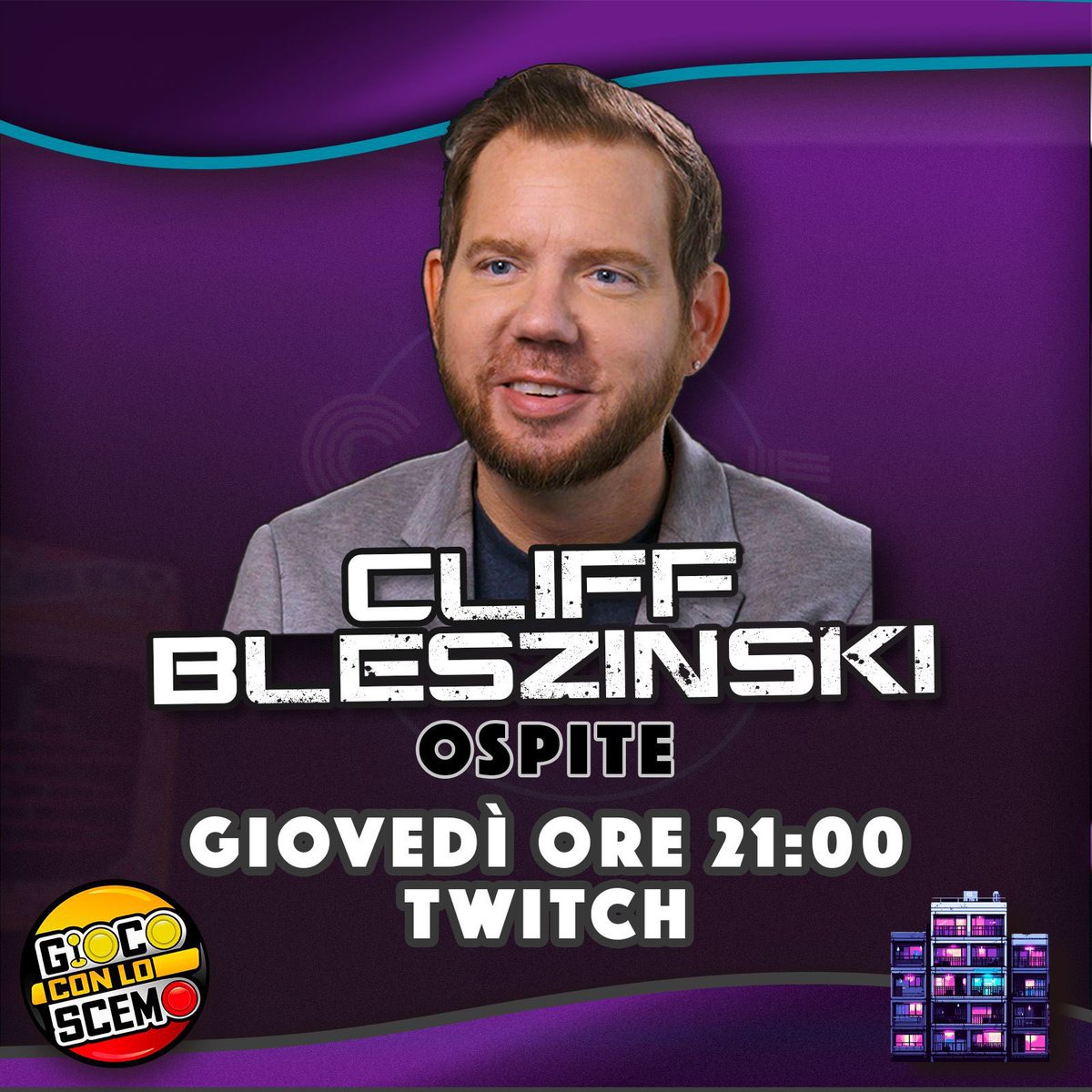CyrusGCLS's tweet image. Our special guest for the next live stream is the amazing @therealcliffyb ! Maker of games like Unreal and Gears of War, Writer, Broadway producer and a comedian. We can't wait to ask him all the questions we've had for years.
DON'T MISS IT! 
twitch.tv/giococonloscemo