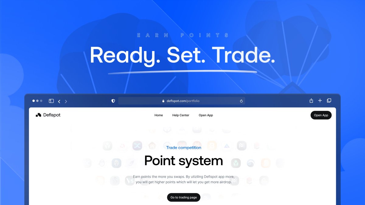Defispot's tweet image. READY. SET. TRADE. 🧑🏽‍🌾

As a reward for arriving early, Defispot invites you to participate in our NEW REWARDS PROGRAM starting NOW.

To participate in the program, all you need is a wallet, interact and trade on the platform. While doing so, save fees and get to seamlessly trade…