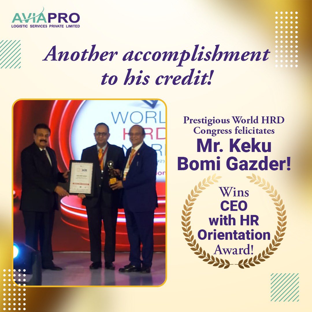 Greatful to the Almighty ! Humbled at this recognition. Receiving this from the World HRD Congress makes this very special.  This one is Dedicated to all my colleagues, my seniors, my mentors,  in the many organisations I have had the privilege and honour to serve over the past.