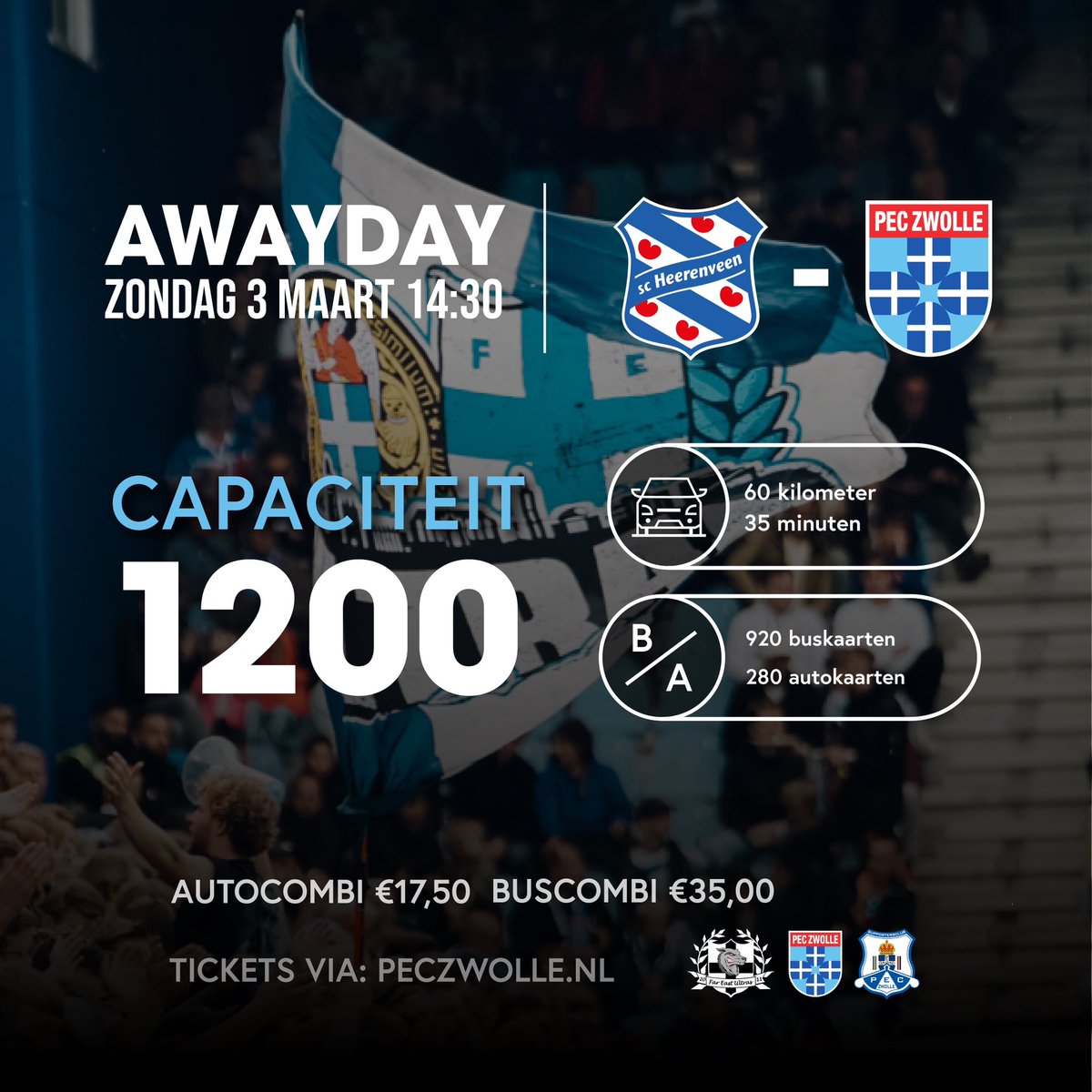 FEUZWOLLE's tweet image. Ga mee naar Heerenveen!

tickets.peczwolle.nl/nl-NL/events/s…

#heepec #feuzwolle