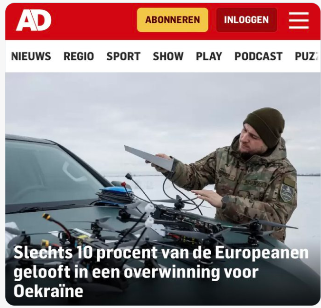JanPraet1's tweet photo. We werden 2 jaar lang bedrogen en voorgehouden, nu nog trouwens, dat als #Oekraine genoeg wapens krijgt het kan winnen van #Rusland. Wat de uiteindelijke dodentol dan zal zijn is voor de oorlogshitsers bijkomstig, immoreel  #stopthatwar #UkraineRussiaWar https://t.co/xIGMVqirg4