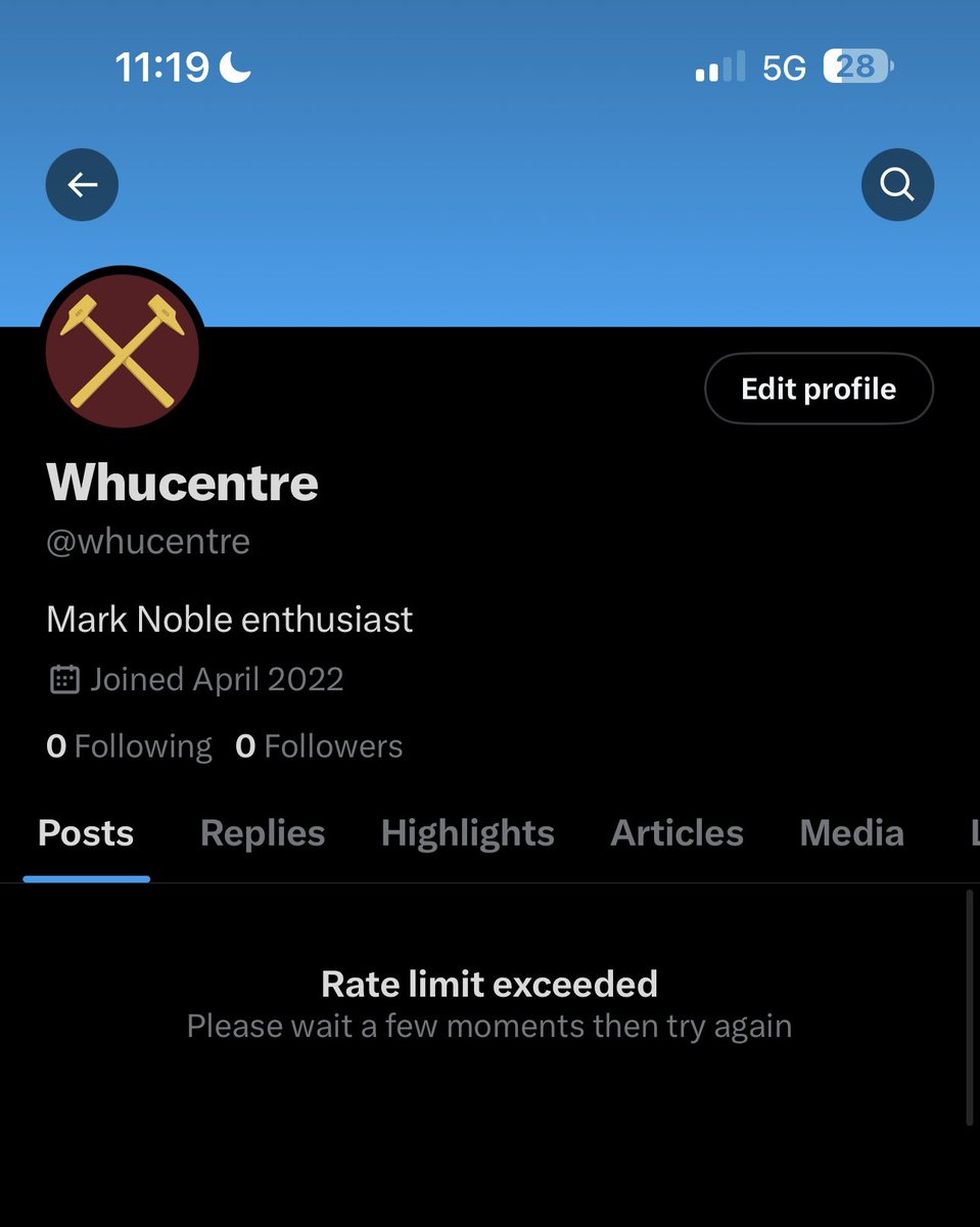 Desperately in need of some help from the West Ham family⚒ My previous account @whucentre has been permanently suspended for an unknown reason. Looking to try to find as many of my previous 10,000 followers as possible. Any retweets and follows massively appreciated❤️⚒