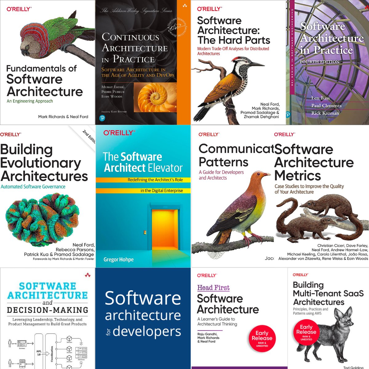 bibryam's tweet photo. The Ultimate List of Best Software Architecture Books (2024) 📗
https://t.co/hR23UbHdxm https://t.co/h7unZfE8vI