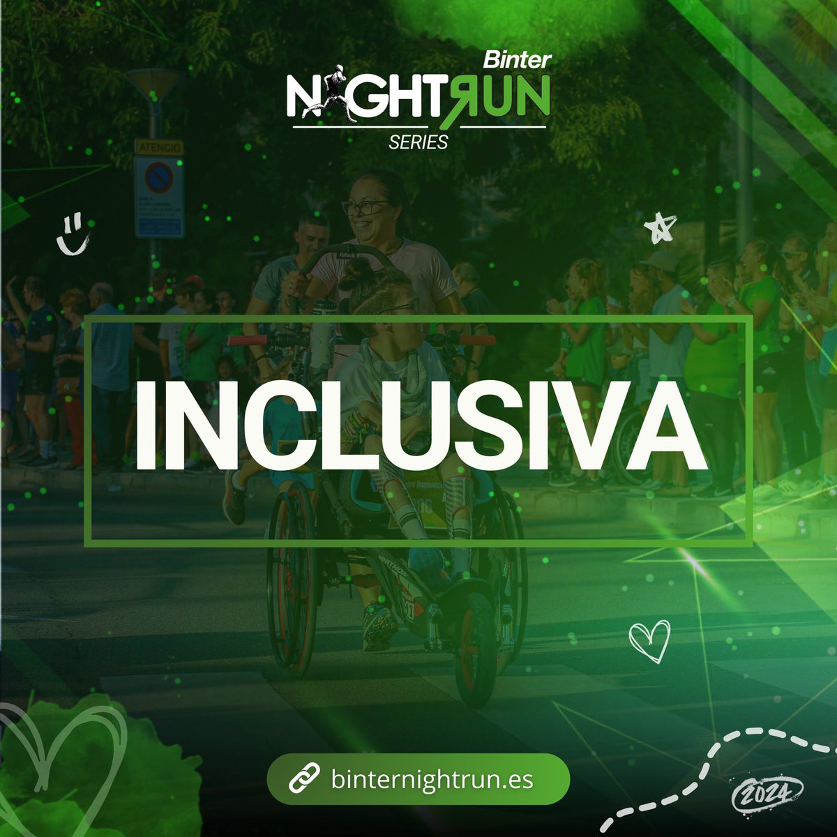 BinterNightRun's tweet photo. 🤲 Buscamos eliminar barreras y facilitar la participación de todos los individuos interesados en el deporte. 🏃♀️👨🦯👩🦽🏃 #binternightrunseries
🌐 https://t.co/41BqUmR0In https://t.co/pY2Ier3xG9
