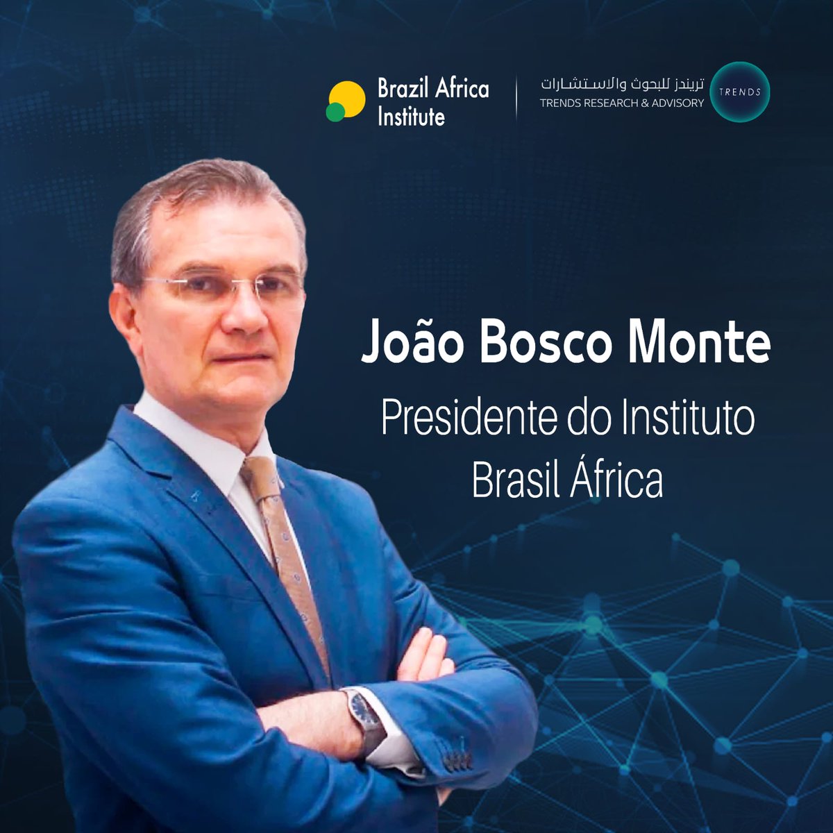 TrendsRA's tweet photo. TRENDS Research and Advisory hosted a dialogue session with Brazil Africa Institute's delegation, headed by Dr. João Bosco Monte, focusing on ways to enhance cooperation between the two sides.

@weareibraf

#BrazilAfrica #Cooperation #DialogueSession #InternationalRelations https://t.co/LnxgFLnzjh