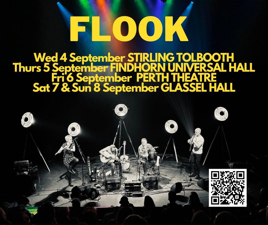 Happy to be returning to Scotland in September! @Tolbooth @universalhall @perthTCH #GlasselHall Tickets from flook.co.uk/tour-list/