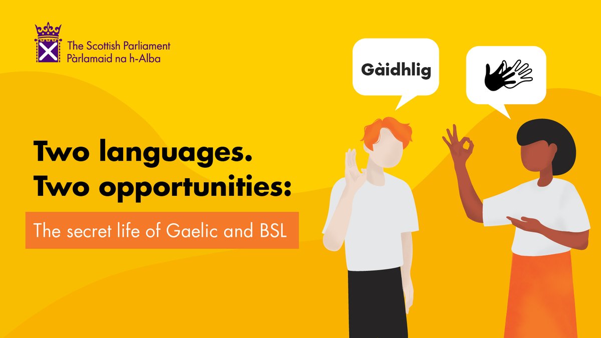 Celebrate #InternationalMotherLanguageDay with us! Join our free online event, starting at 12pm, exploring the similarities and differences between #Gaelic and #BSL: ow.ly/IKUI50QFvNF #IMLD #SeachdainNaGaidhlig #Gaidhlig #SignLanguage