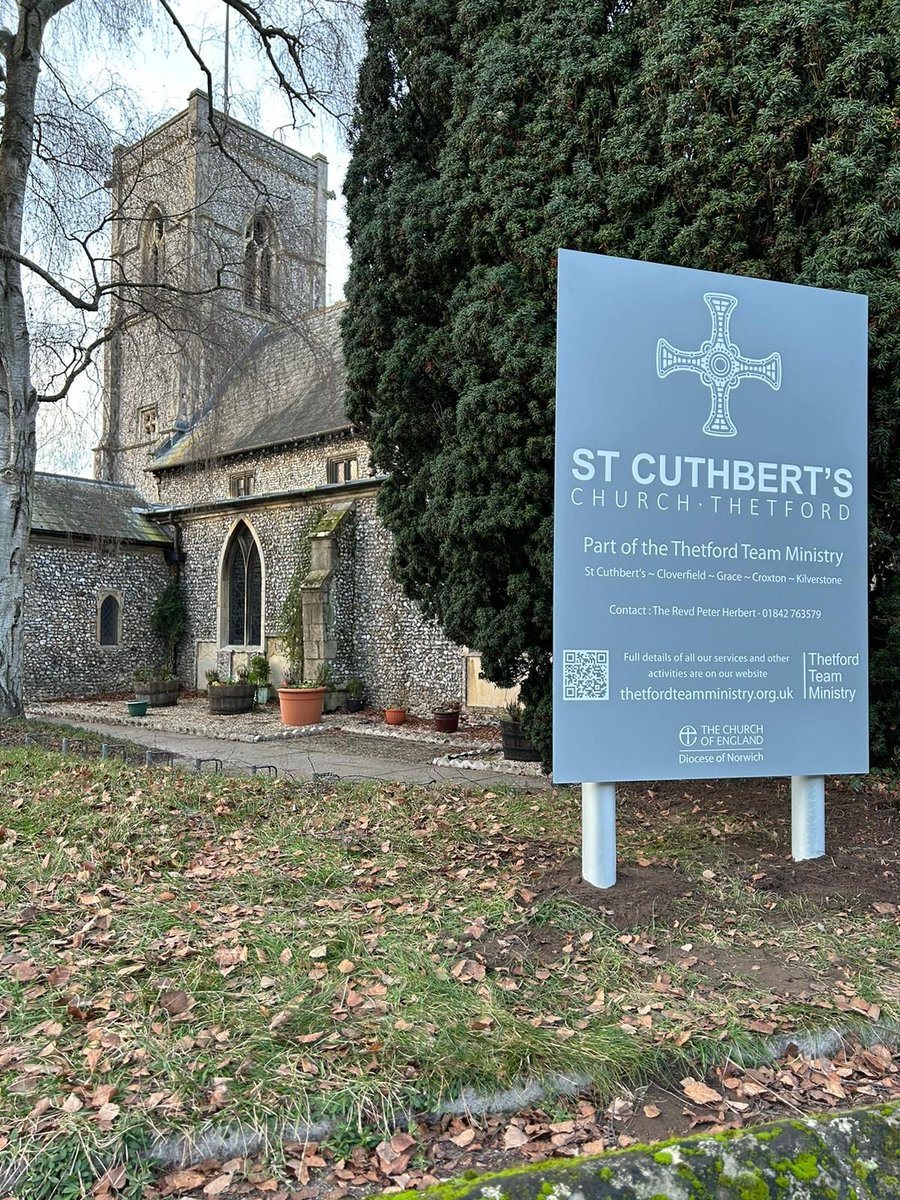 imprint_signs's tweet image. It's not just Norwich we love! We've branched out to Thetford to complete bespoke outdoor displays for St Cuthbert's church ⛪

We work with businesses right across the region, so get in touch with us!

#ExteriorSignage #OutdoorSignage #BespokeDesign #LocalBusiness #Thetford