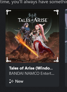 For a moment there I thought this said Tales of Arse
