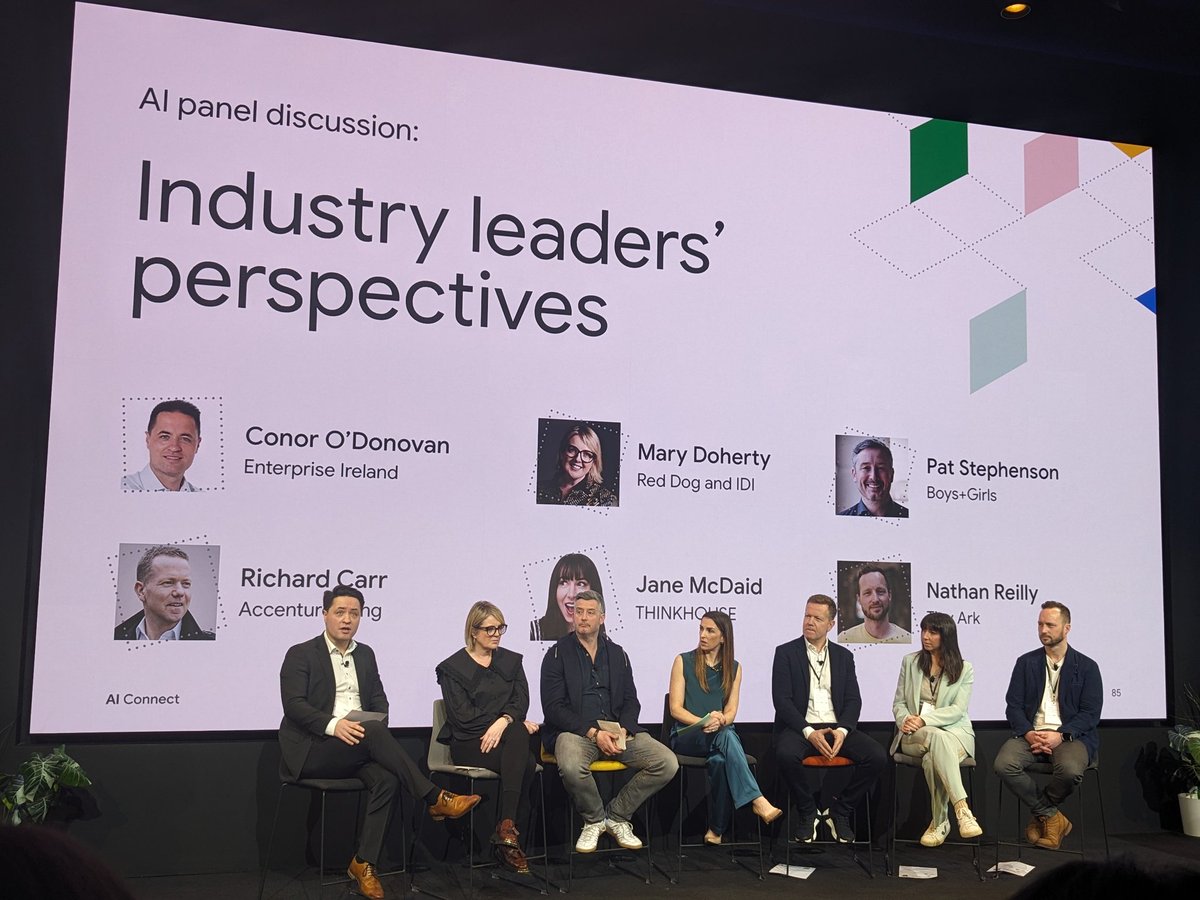 Enterprise Ireland’s @Ei_codonovan spoke about our new dedicated team for the Creative Services Sector which has a focus on increasing confidence, capability and connections to raise the international profile of this sector on the Industry Leader Panel at #AiConnect.