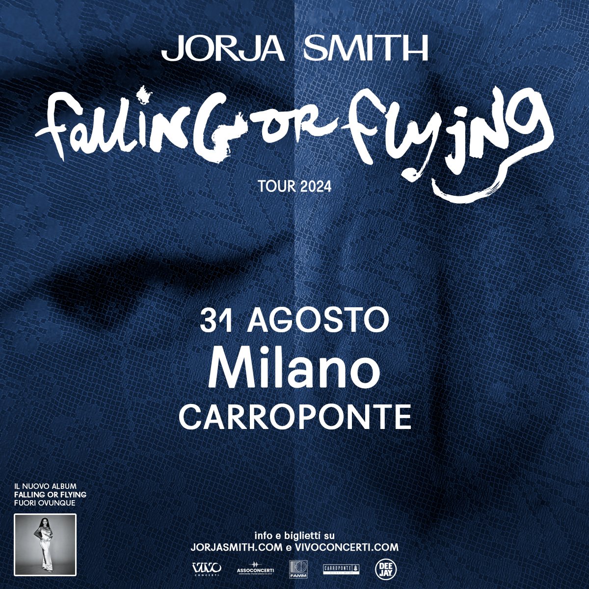 Jorja will be performing live in Milan, Italy 📍 @ Carroponte on 31st August! Tickets on sale tomorrow 11am CET / 10am GMT! 🔗 ticketone.it/artist/jorja-s…