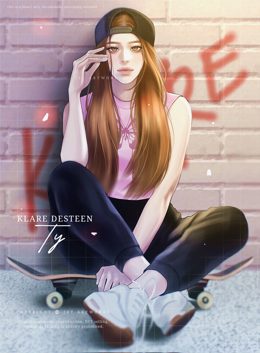 jet_bys's tweet photo. Skater girl, Klare Desteen Ty.
Illustrated by yours truly. 😘
--
Hello, taena, this is proudest I have been for a illustration I made. Mahalin mo 'ko, Klare! 🫰🥹
#jonaxx #jslartist #MontefalcoSeries #KlareDesteenTy #art #artist #UntilHeWasGone #UntilHeReturned #UntilForever https://t.co/WNl3zpkdrL