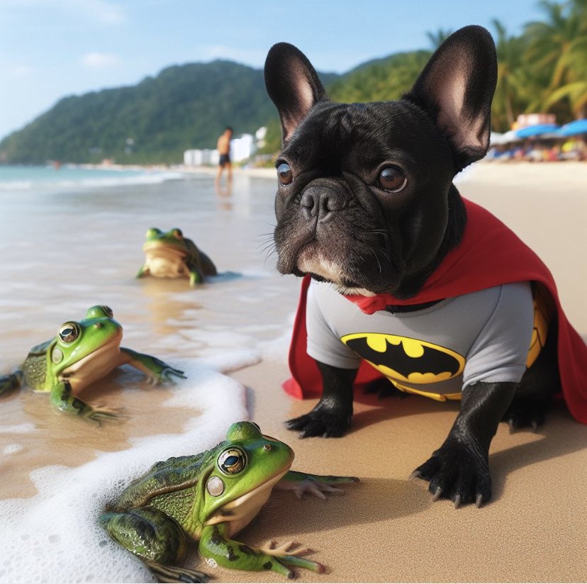 willofthemany's tweet photo. @JesseLawhon1 @D3conomist @wannabotbet For this you get the legendary Batdog! #d3nft $wanna #GambleFi ! https://t.co/qC3SKmtpyV