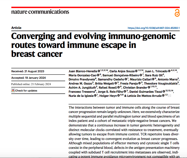 demattosarruda's tweet photo. The "one-size-fits-all" approach falls short. Our findings open doors for:
· More precise &amp; effective combinatory therapies
· Targeting both cancer &amp; immune system vulnerabilities

#personalizedmedicine #futureofcancer #jointheresearch https://t.co/a93DBSa4mJ