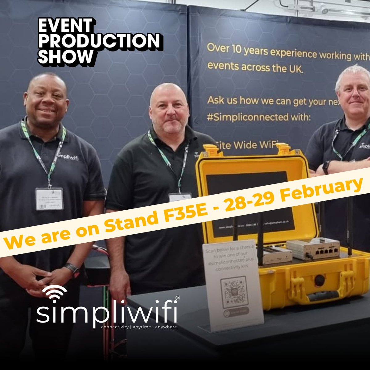 A week to go <a href="/EventProdShow/">EventProductionShow</a> and we can't wait! Come meet us, we love to chat about what we do - stand F35E. You can register to attend here👉🏻 shorturl.at/bcQ36 #eventindustry #EPS24 #eventprofs
