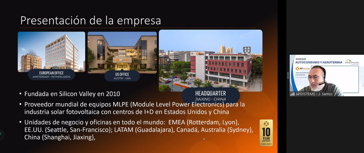 EcoconstruMag's tweet image. 🏘️ 📈 Maximizando el Autoconsumo Fotovoltaico con Microinversores y Baterías de #APSystems | #AutoconsumoyAerotermia

👤José Antonio de los Santos, Jefe de ventas IBERIA