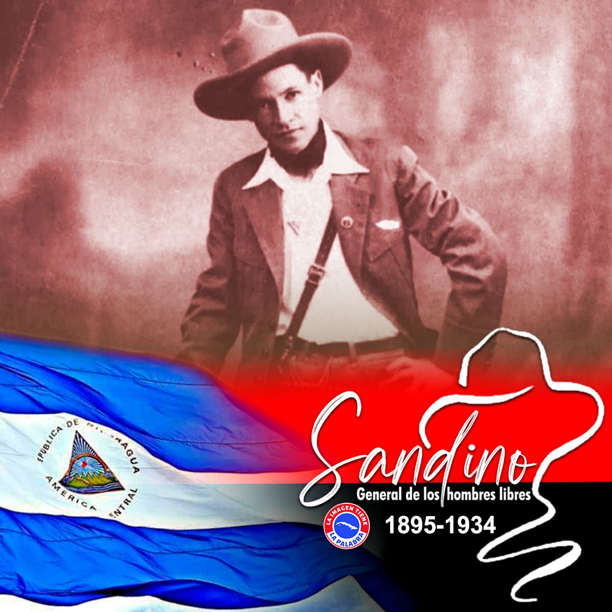 'No me vendo ni me rindo. Yo quiero patria libre o morir', había dicho Sandino. Hace hoy 90 años lo asesinaron a traición, por órdenes de la Embajada yanqui. Pero su legado continúa en las luchas de su heroico pueblo. #90Sandino