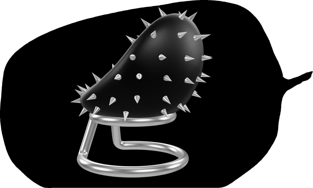 PteDeInternet's tweet photo. Possible objects — #021 Spiky chair
by @_mariettabernal
from #Possibleobjects collection
https://t.co/j0xli0fgnt
#3d #GlbNft #TezosNft #Fear4Tez #3dNft #Blender #NomadSculpt https://t.co/qD1pCCsoOZ