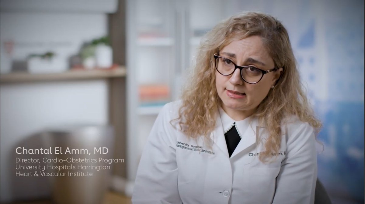 Successful delivery at 27 weeks for a mom with heart failure . Dr. Chantal Elamm, cardio-obstetrics @HarringtonHVI. Watch the video here: youtu.be/mW67TPGWfa8?si… #ClevelandGoesRed @American_Heart
