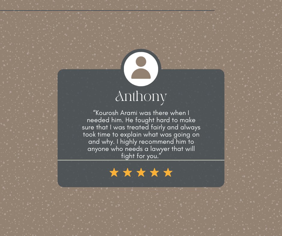 AramiLaw's tweet image. Thank you for the review, Anthony! See what others who have gone through this process with us have to say by checking out our testimonials page on our website.
bit.ly/3QBrUTY 

#ClientExperiences #Testimonials