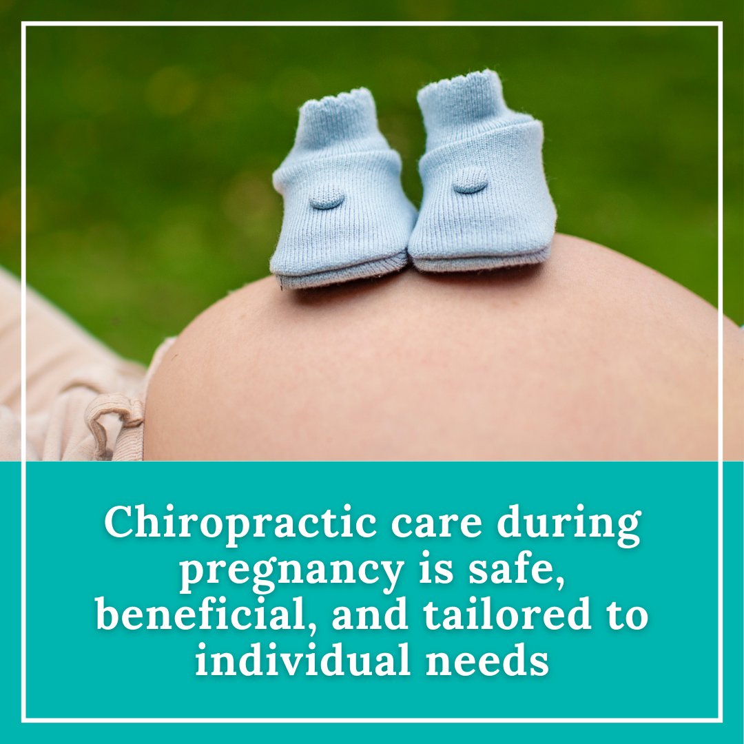 🤰 #Chiropractic care during pregnancy is safe and beneficial. Gentle adjustments can alleviate pregnancy-related discomfort, promote optimal pelvic alignment for easier labour, and enhance overall well-being.