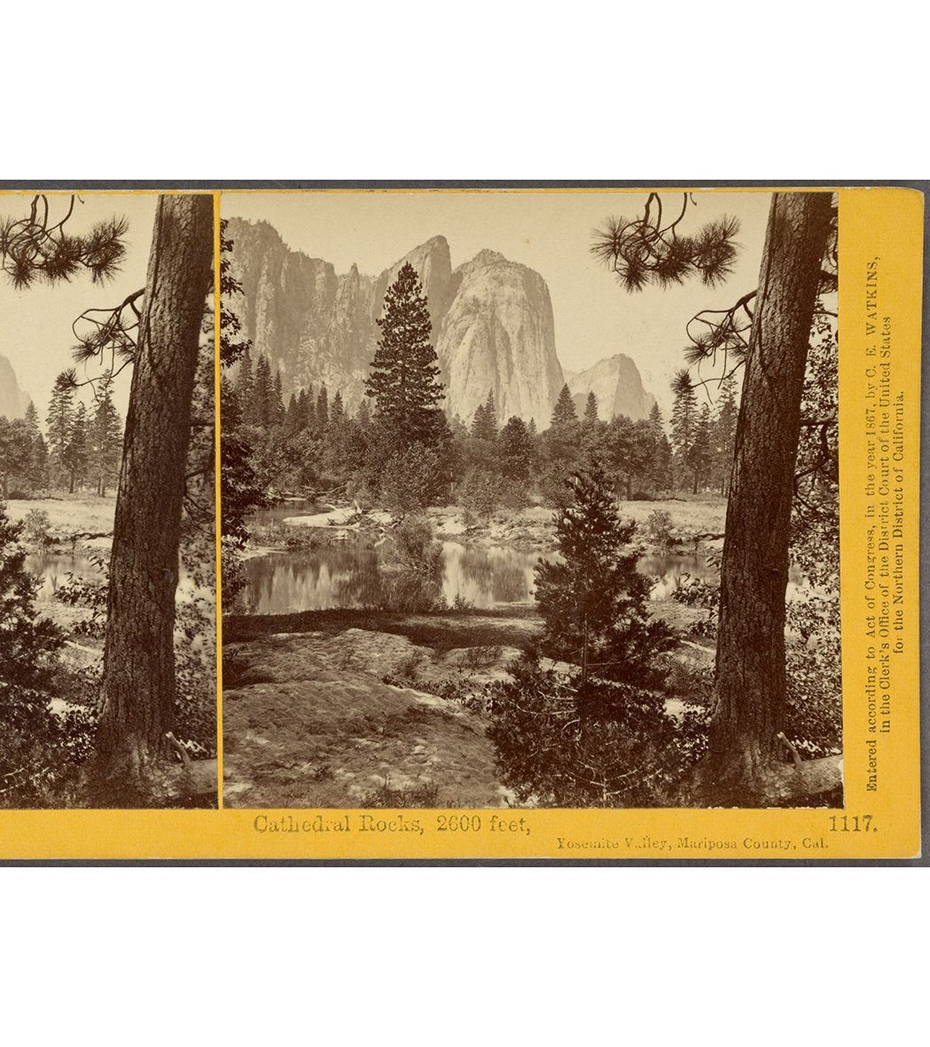 07/40 Carleton E. Watkins

‘Devil Canyon’, c.1868; ‘The Grizzly Giant’, 1861; ‘Cathedral Rocks’, 1867

#CarletonEWatkins #Yosemite #geologicalsurvey #AmericanWest #ClarenceKing #catastrophism #sublime #naturaltheology #paradise #eden
@librarycongress @metmuseum @nypl