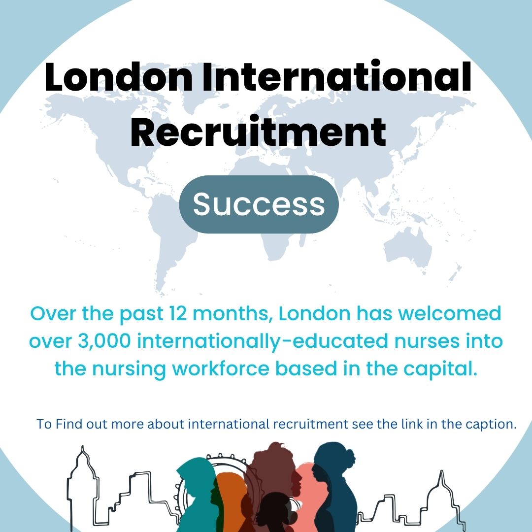 This is in addition to the 145 internationally-educated midwives and 145 Allied Health Professionals that have already arrived and are now working across various trusts in London. shorturl.at/cDJVX