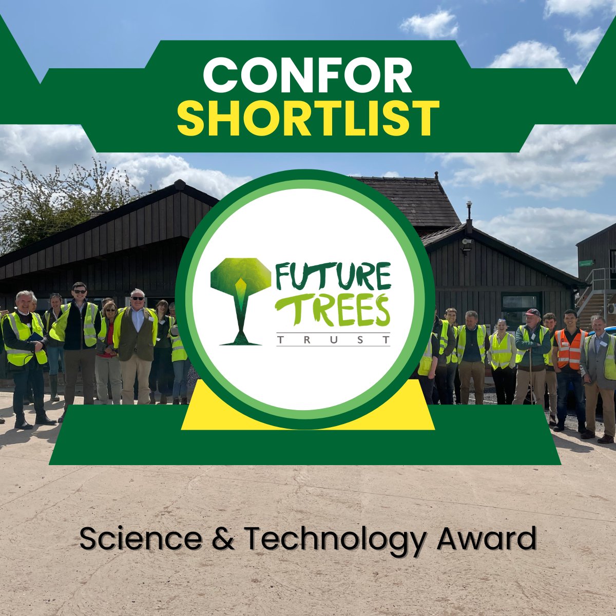 Our team is thrilled to be shortlisted for the @forestsandwood 'Science & Technology Award' sponsored by @ForestryLS & @ForestryComm -Presented to those at the cutting edge of scientific advancements which benefit the forestry and wood industry. lnkd.in/euQXWJfy