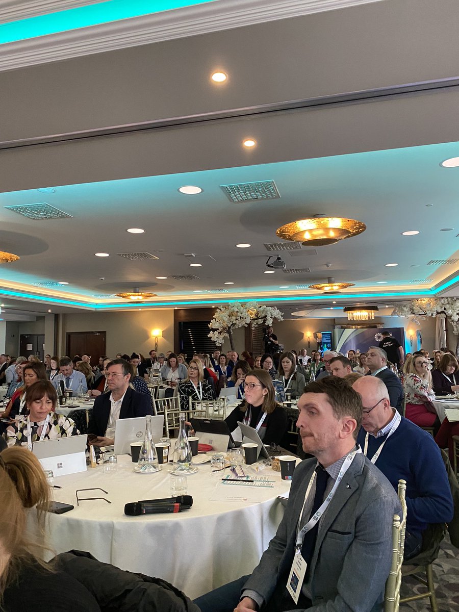 Delighted to be at the <a href="/ETBIreland/">ETBI</a> FET conference in Athlone today. Standing room only for this morning’s session. Looking forward to the detailed discussions and debate over the next two days on the pathways learners take to, within and from FET #FET4impact #thisfet