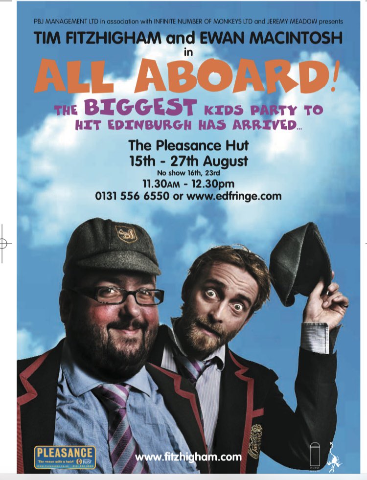 timfitzhigham's tweet photo. Ahhh. Ffs. Ewan has gone. I am devastated. He was such a brilliant funny lovely man. This show was and is in many ways an Edinburgh legend. Ewan was so funny. https://t.co/r77QgqwXn1