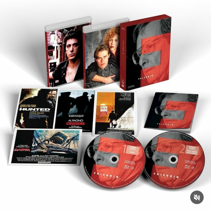 CinematizandoOf's tweet photo. A Versatil Home Video marcou para agosto o lançamento da coleção Friedkin Essencial com filmes do diretor William Friedkin
#VersatilHomeVideo #VersatilHV #FriedkinEssencial #WilliamFriedkin https://t.co/0yz7jkQcMp