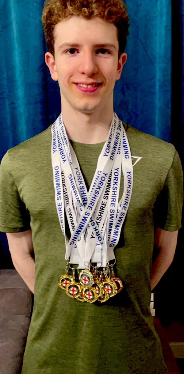 Congratulations to Tom (Y10) who competed in the Yorkshires over half term. <a href="/OGACADEMY/">Outwood Grange Academy</a> 

He achieved;
•50 fly 🥇
•100 fly 🥇
•200 fly🥇
•50 breast🥇
•100 breast🥇
•200 breast🥇
•200 IM🥇
•400 IM🥇
•100 free🥉
•200 free🥉
•4 x 50 medley relay 🥉