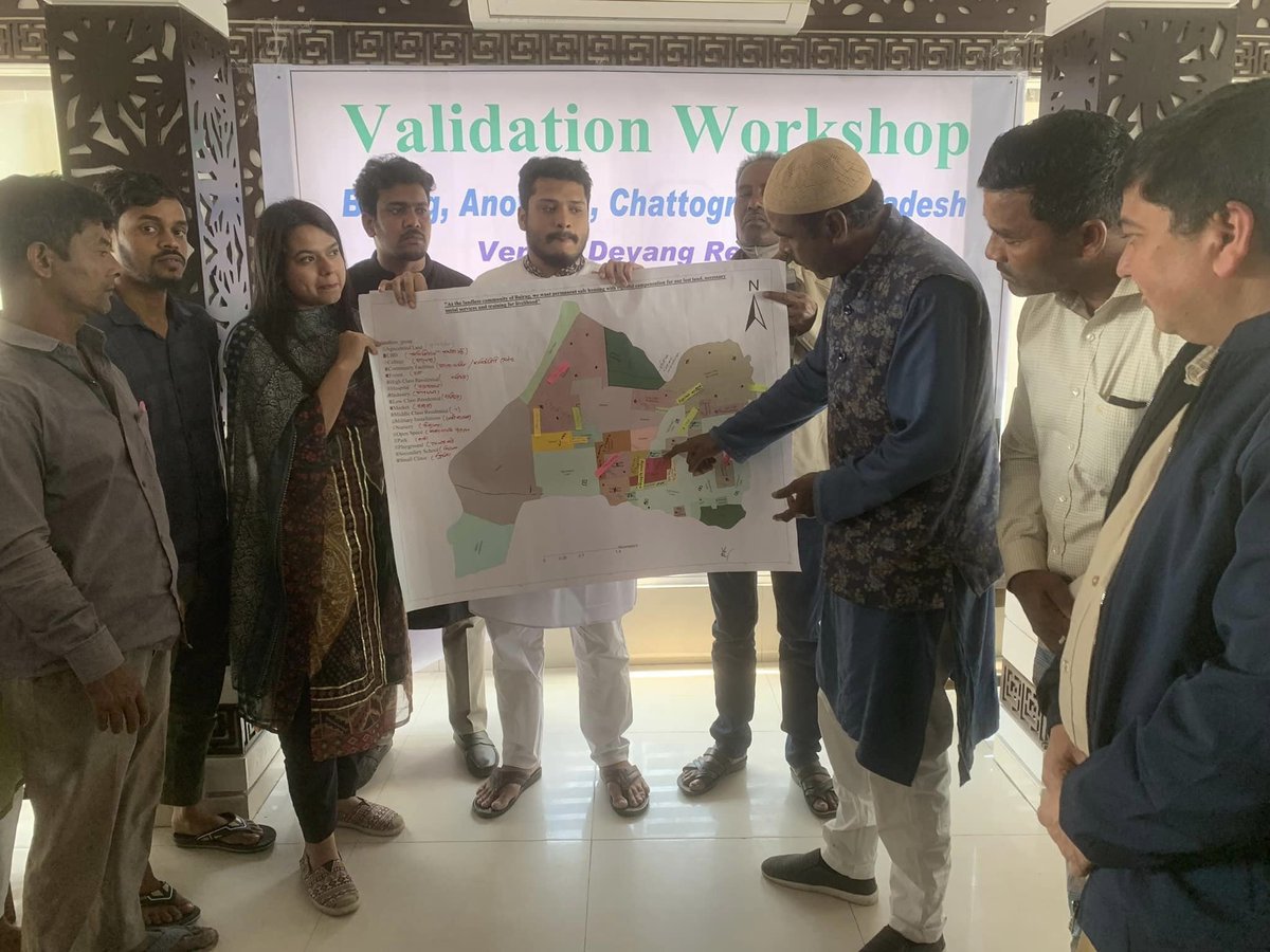 Validation Workshop have been completed in Chattogram and Cox's Bazar under the Tomorrow's Cities (@UrbanRiskHub) project in Bangladesh, through the engagement of local people groups for multihazard resilient and equitable future cities. Thanks everyone.