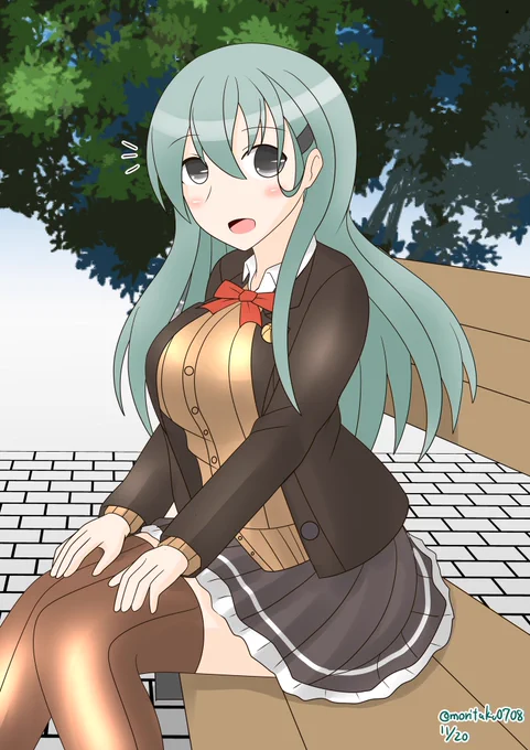 #見た人もなにか無言で鈴谷をあげる 